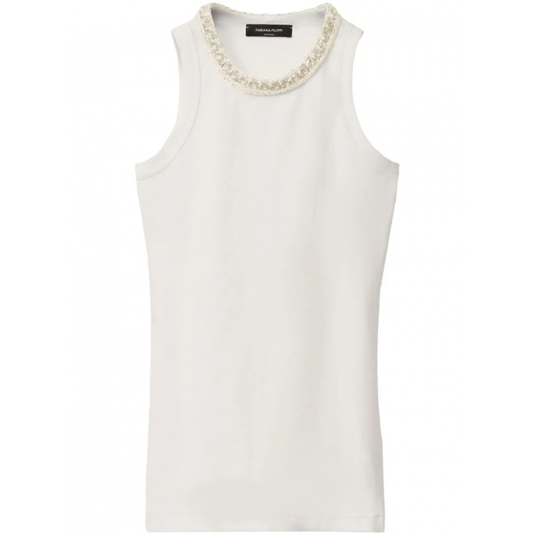 Débardeur 'Embroidered-Neck' pour Femmes