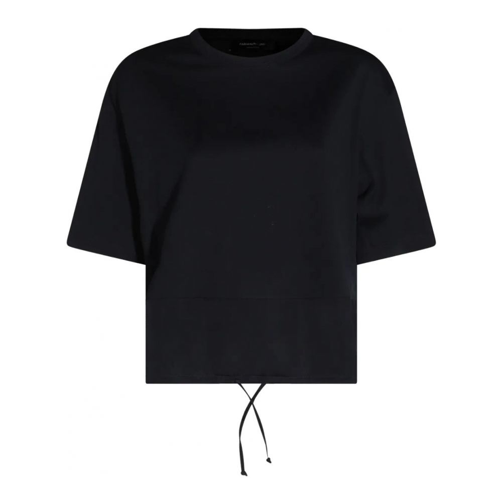 T-shirt 'Drawstring Hem' pour Femmes