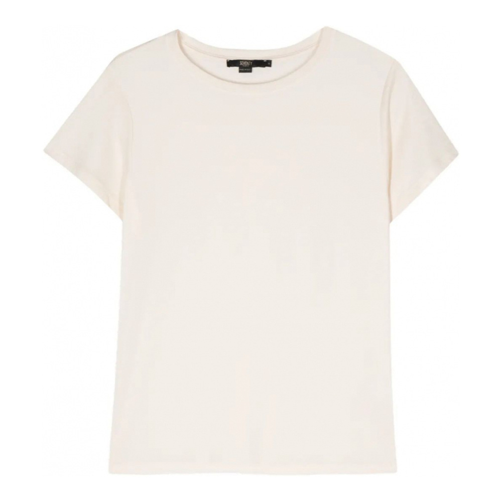 T-shirt 'Round-Neck Panelled' pour Femmes