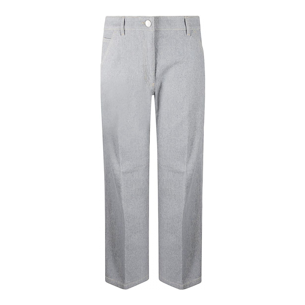 Women's 'Buttoned Straight' Trousers