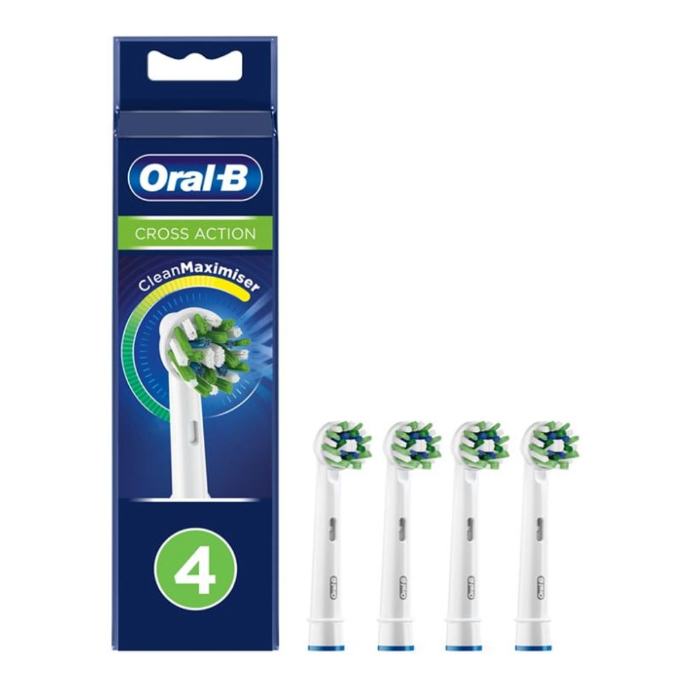 Tête de brosse à dent 'CrossAction' - 4 Pièces