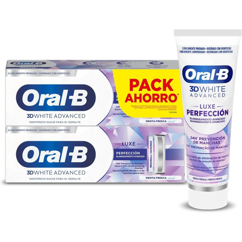 '3D White Advanced Luxe Perfection' Toothpaste - 75 ml, 2 Pieces