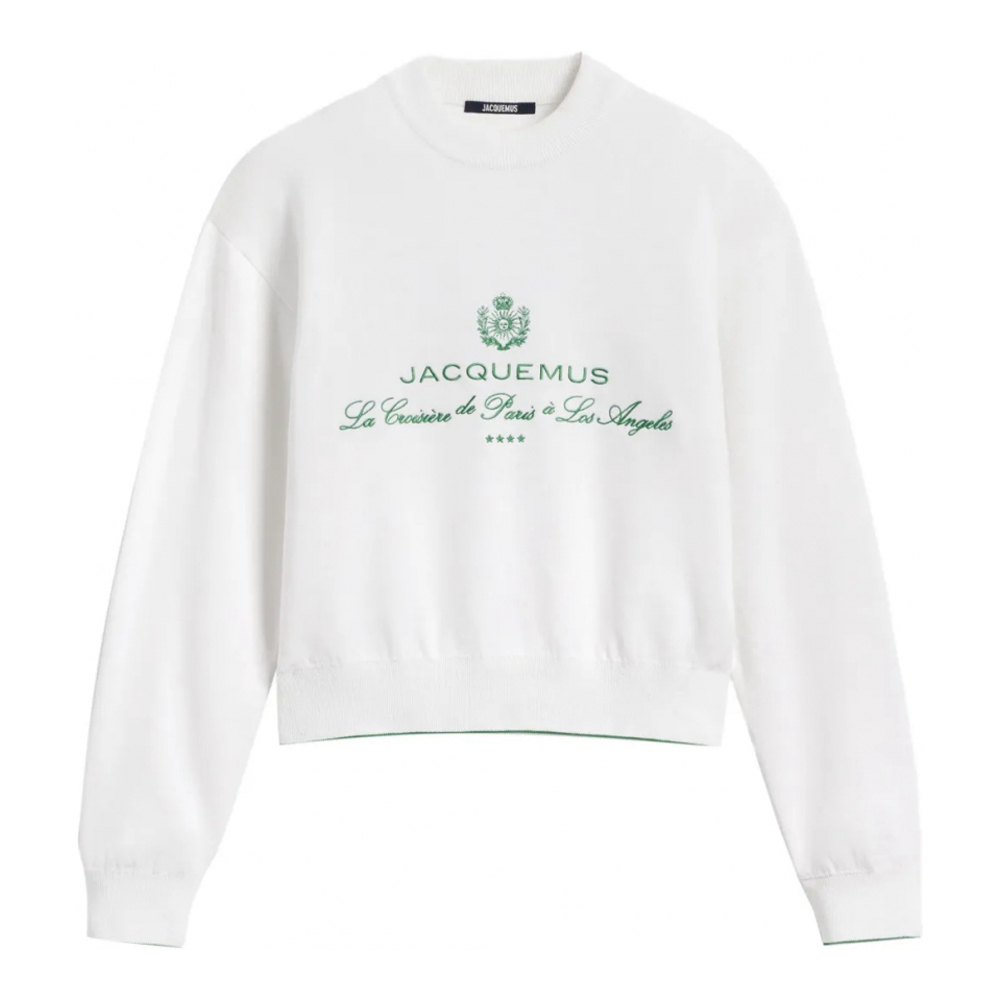 Sweatshirt 'Logo-Embroidered' pour Femmes