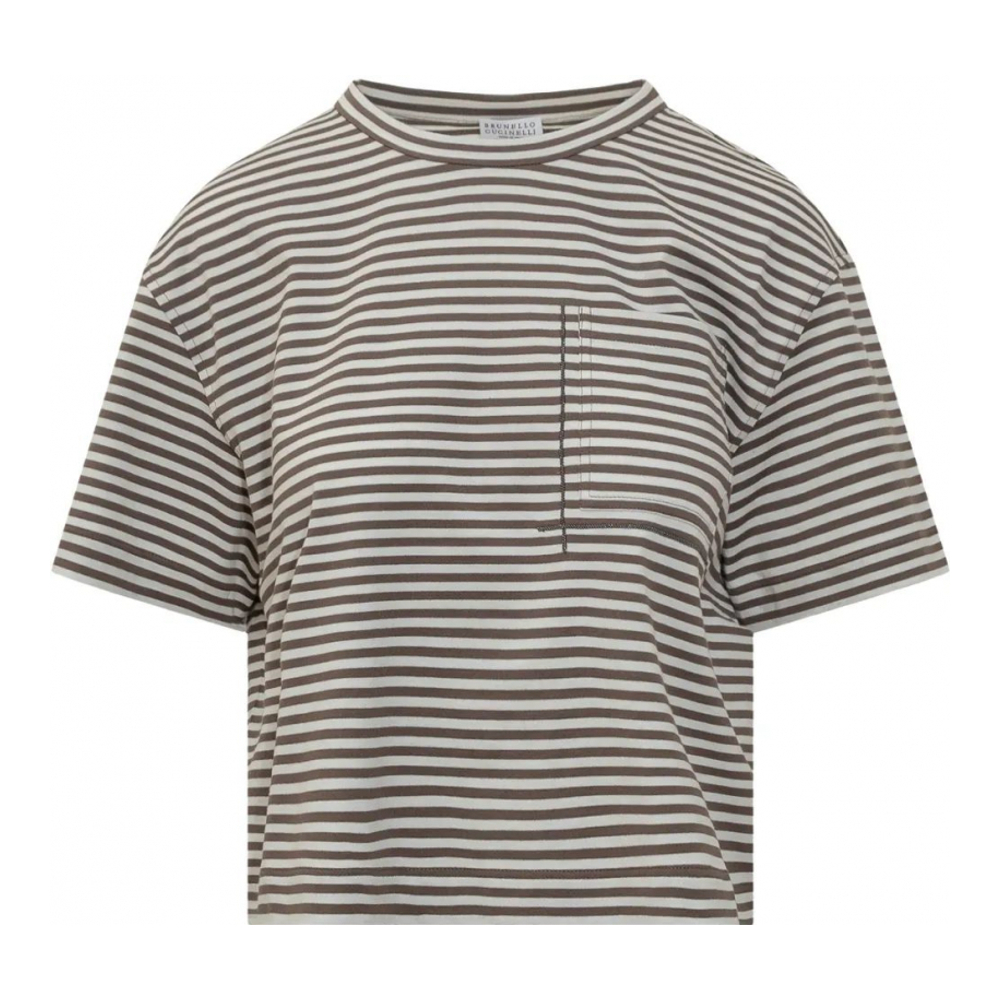 T-shirt 'Striped' pour Femmes