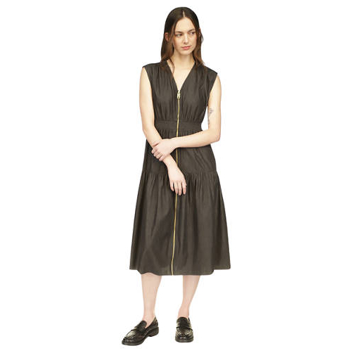 'Charm Zip Midi Dress' pour Femmes