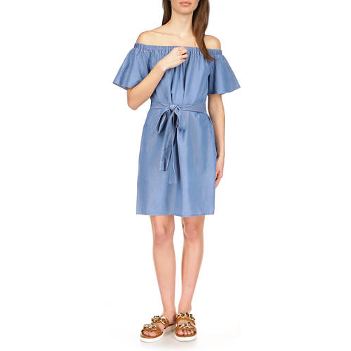 Robe mini 'Tencel™ Off the Shoulder' pour Femmes