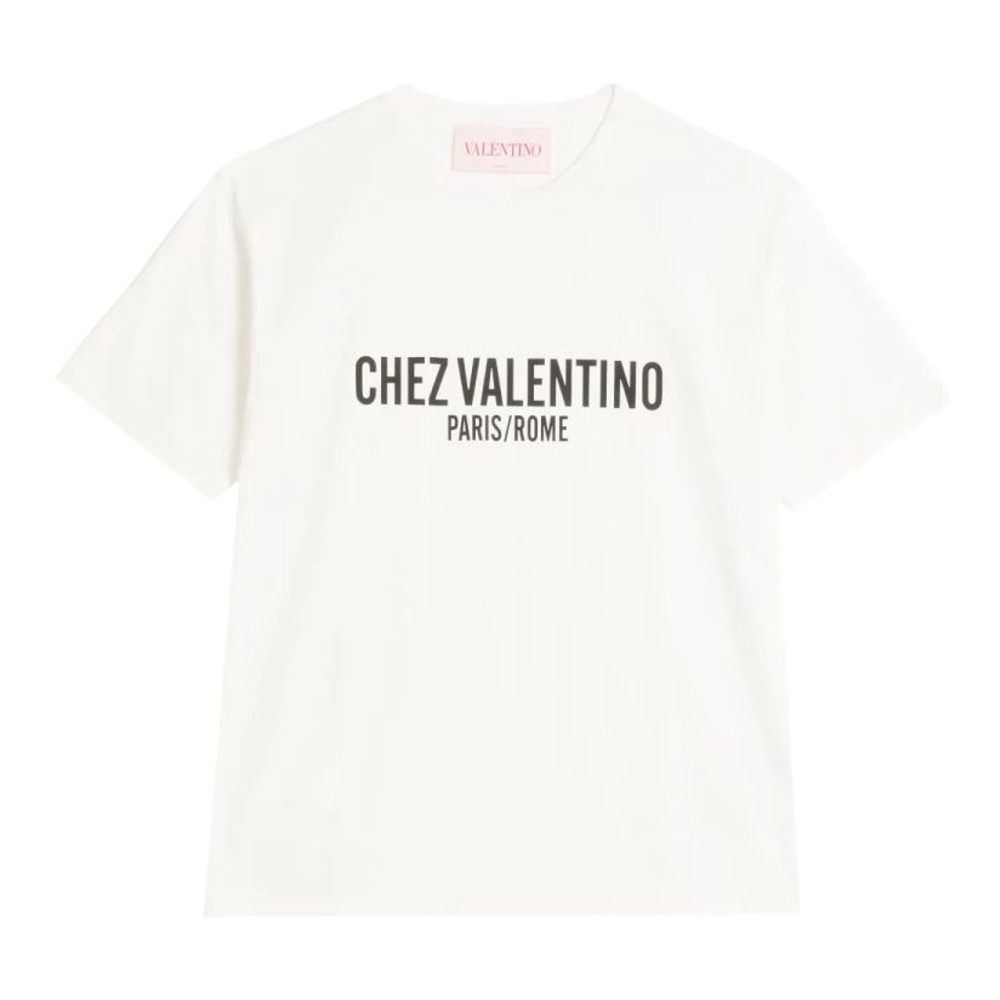 T-shirt 'Chez Valentino-Print' pour Hommes