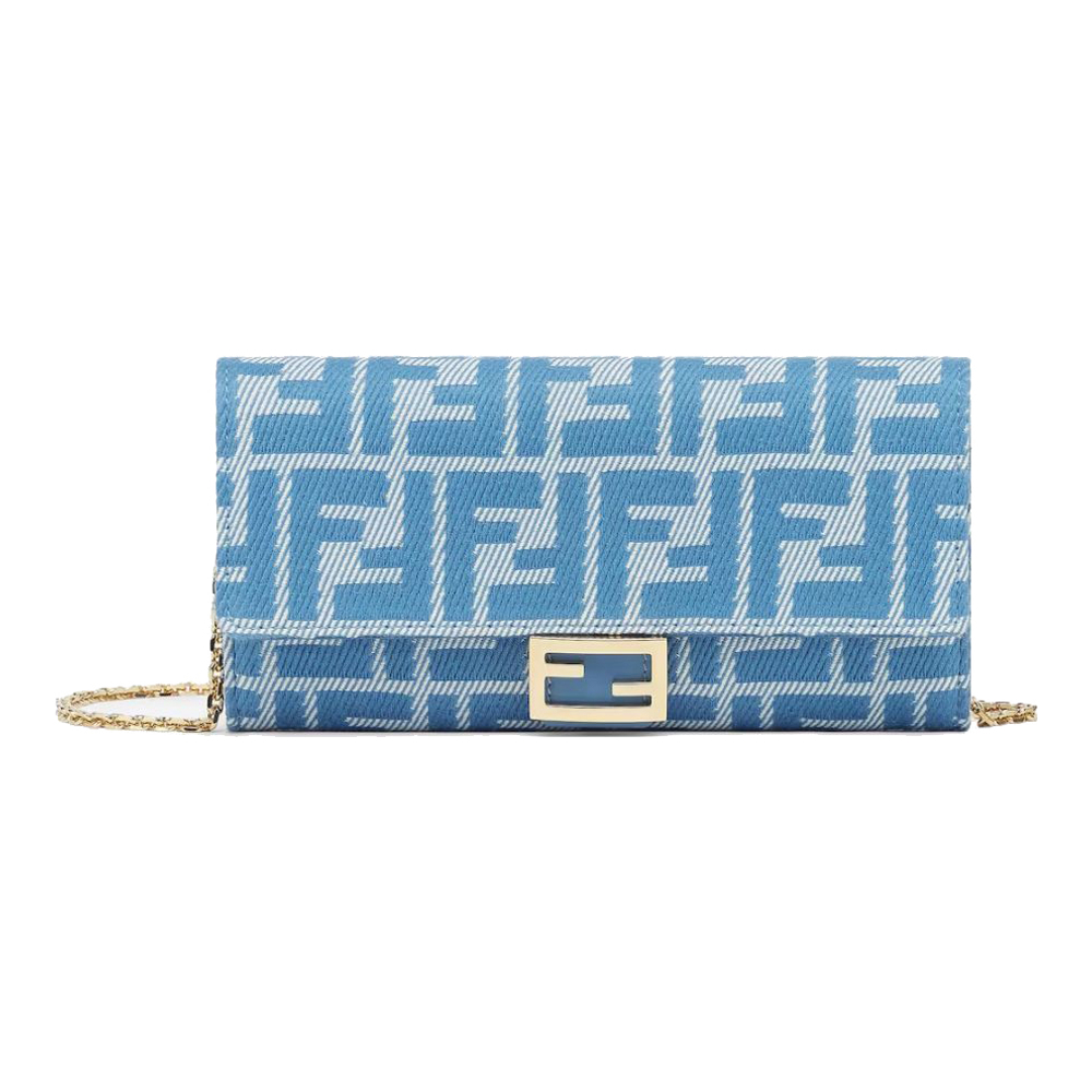 Women's 'Continental Baguette' Chain Wallet