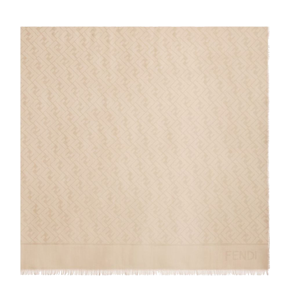 Écharpe en laine 'FF' pour Femmes