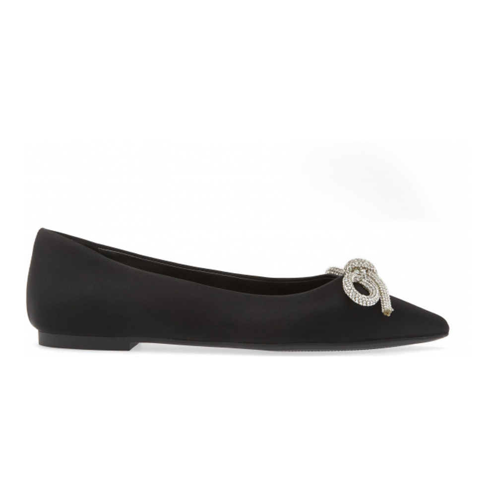 Women's 'Elina Crystal Bow Pointed Toe' Ballerinas