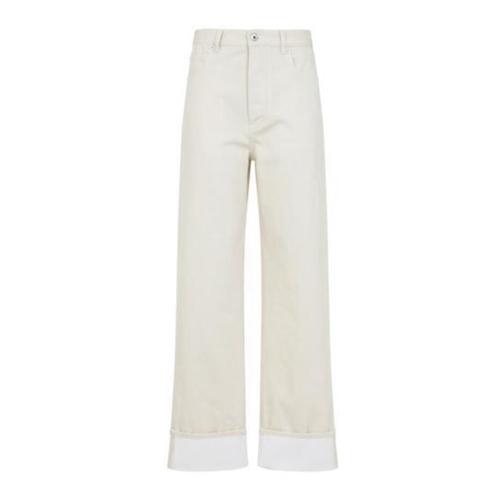 Jeans 'Colored Turned Up' pour Femmes