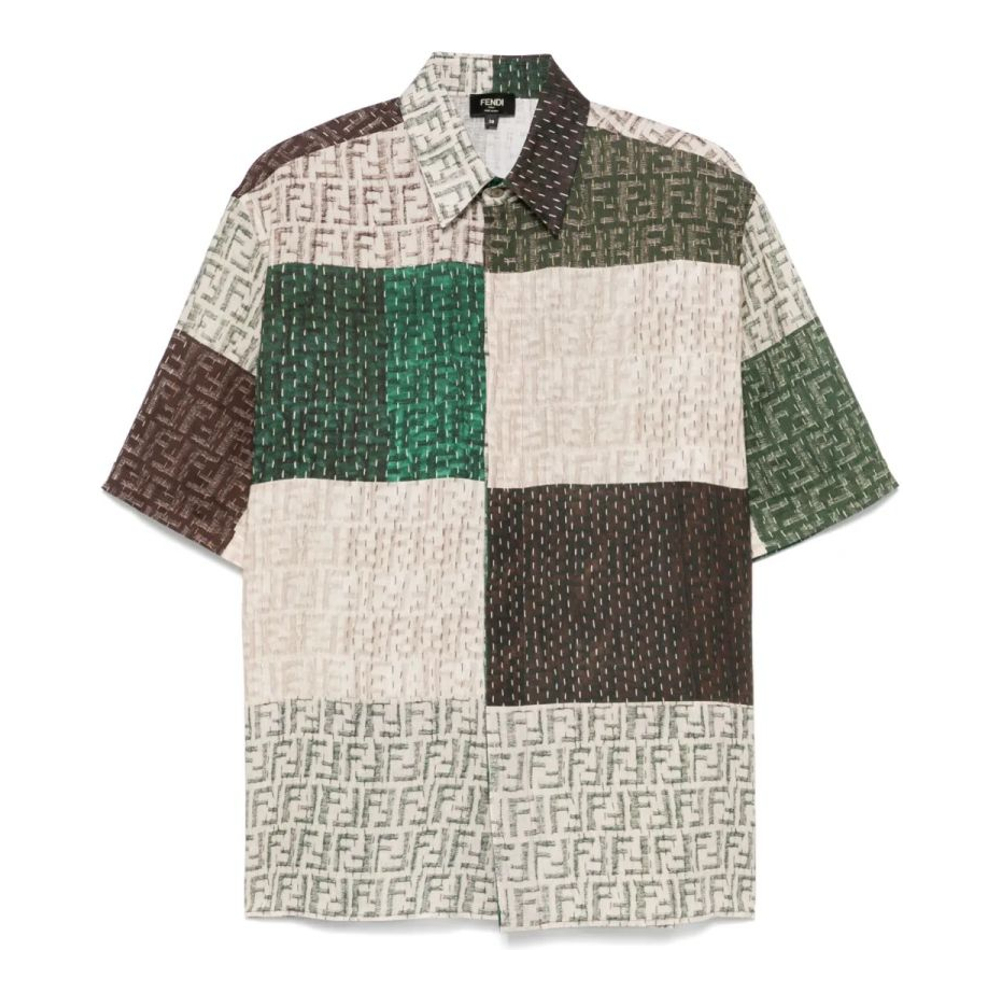 Chemise en lin 'FF' pour Hommes