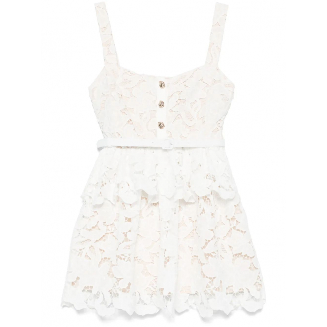 Robe mini 'Lace Tiered' pour Femmes