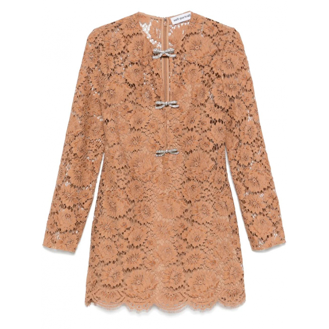 Women's 'Lace Bow' Mini Dress