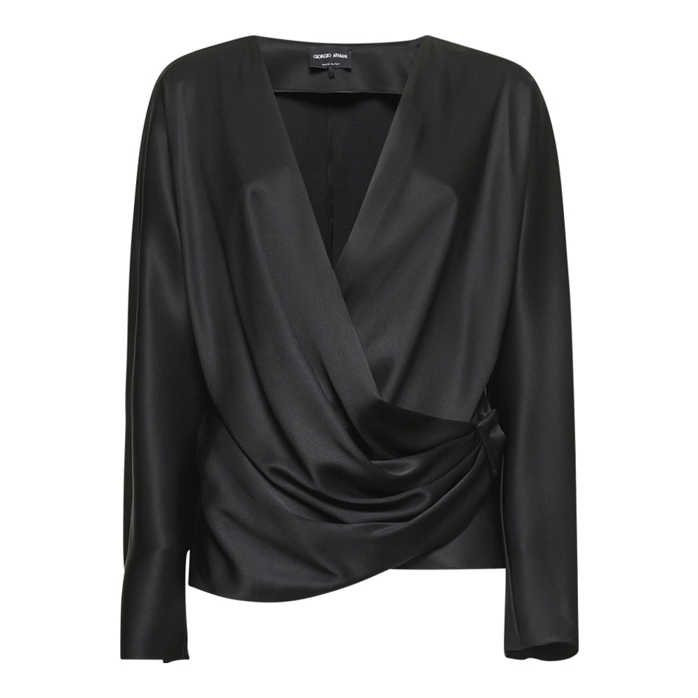 Blouse à manches longues 'Double Satin' pour Femmes