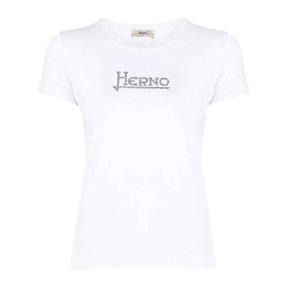 T-shirt 'Logo-Studded' pour Femmes
