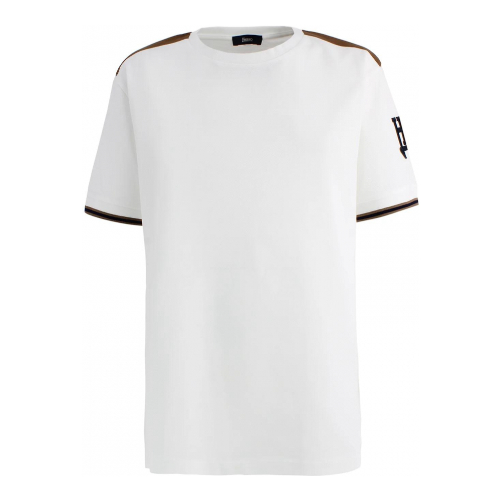 T-shirt 'Pique With Plaster Shoulder' pour Hommes