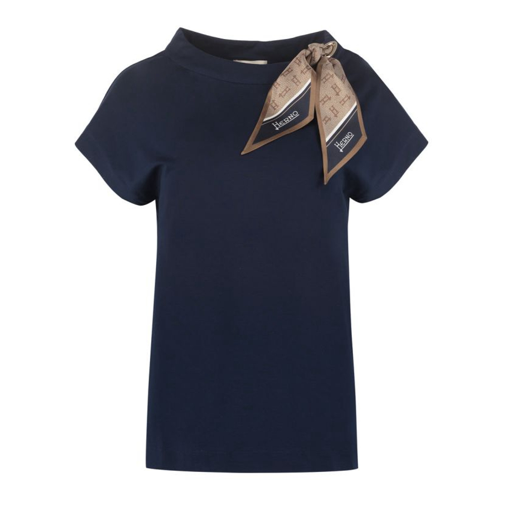 Top à manches courtes 'Bow' pour Femmes