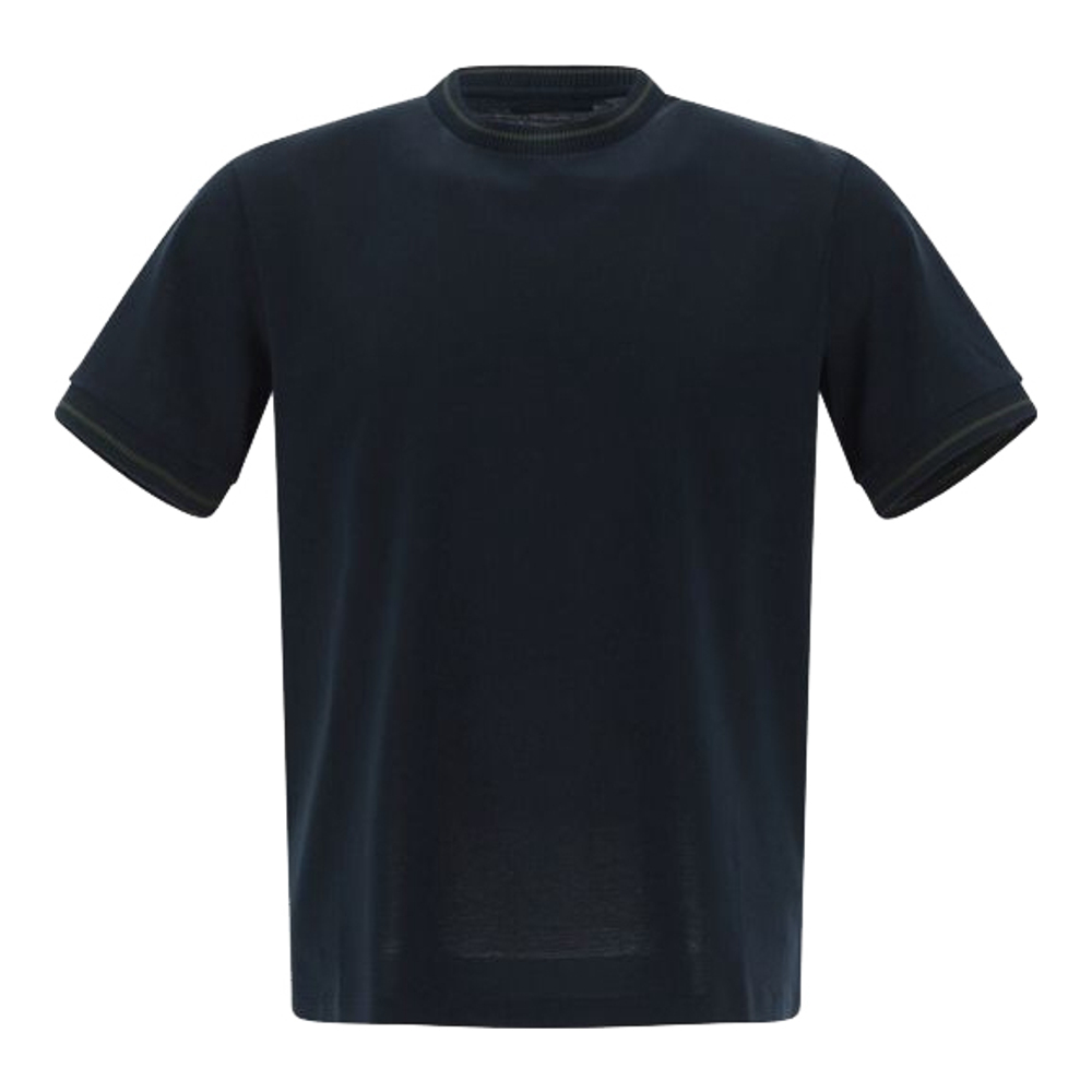 T-shirt 'Super Fine With Knitted Details' pour Hommes