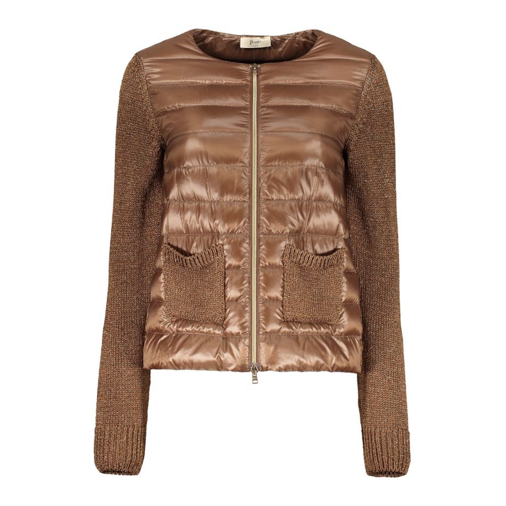 Doudoune 'Knitted Sleeves' pour Femmes