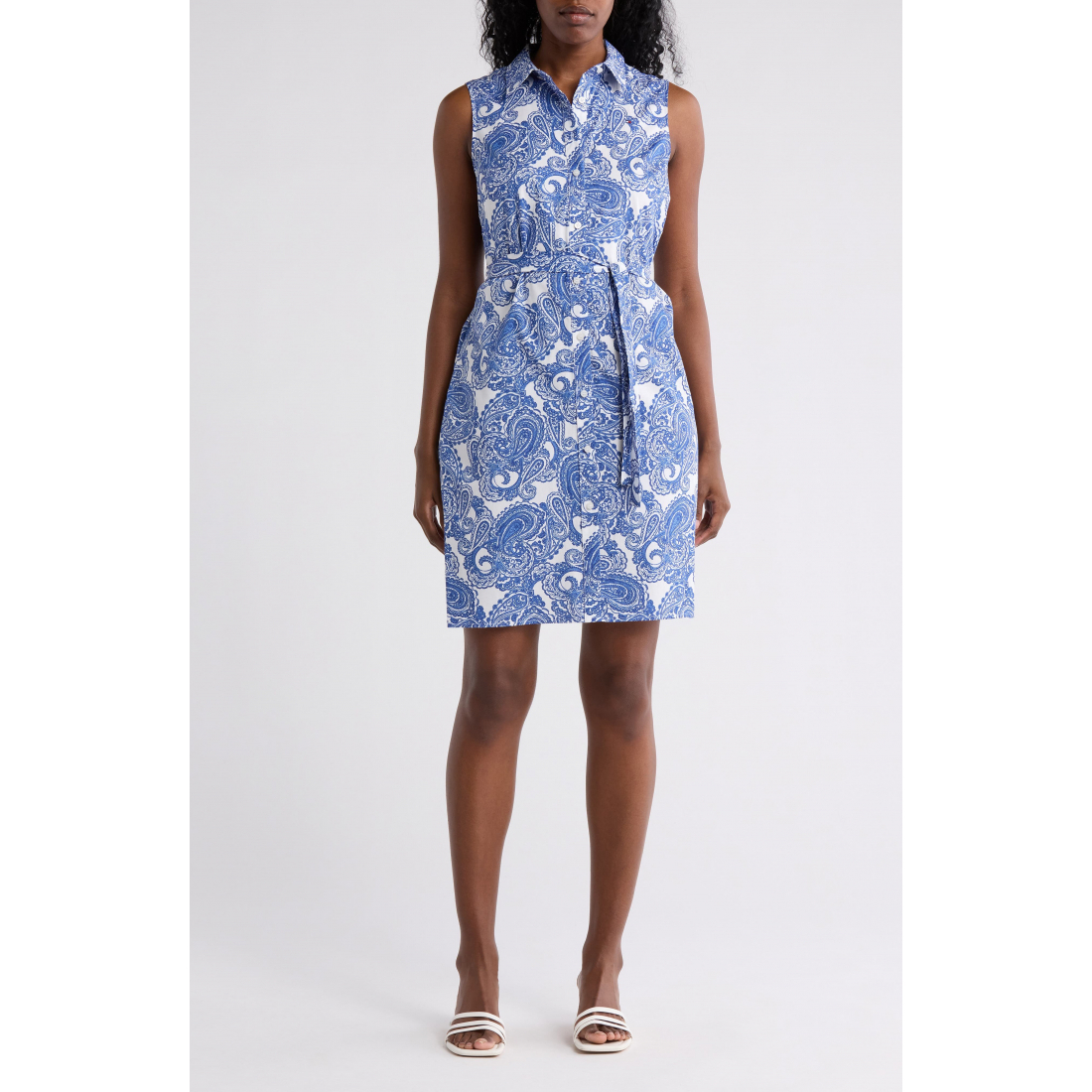 Robe chemise 'Paisley Sleeveless Cotton' pour Femmes