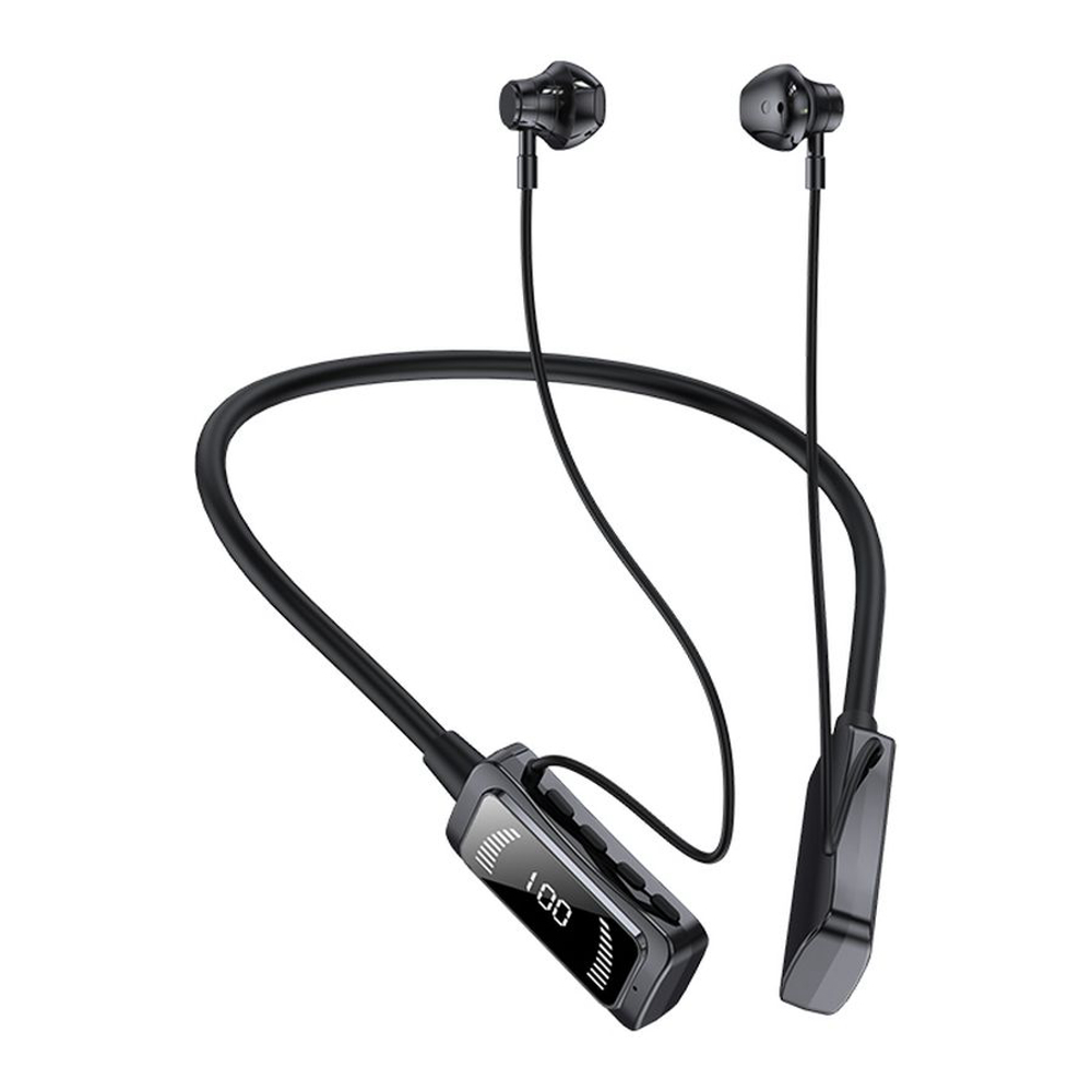 '5.3 Neckband' Écouteurs intra-auriculaire avec Bluetooth - Noir