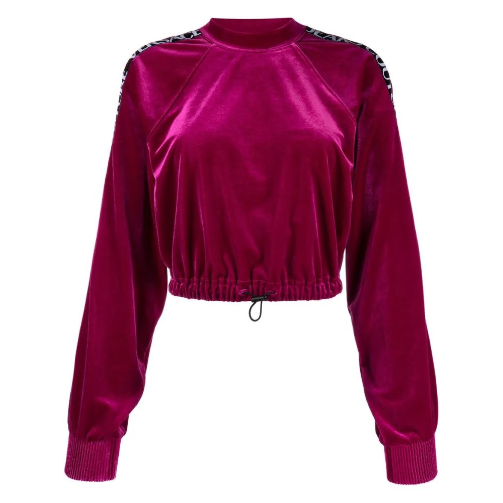 Sweatshirt 'Logo-Trim Velour' pour Femmes