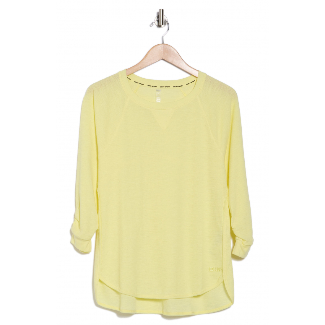 T-shirt 'Slub Waffle High-Low' pour Femmes