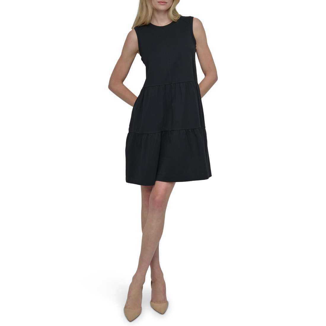 Robe mini 'Sleeveless Stretch Cotton' pour Femmes