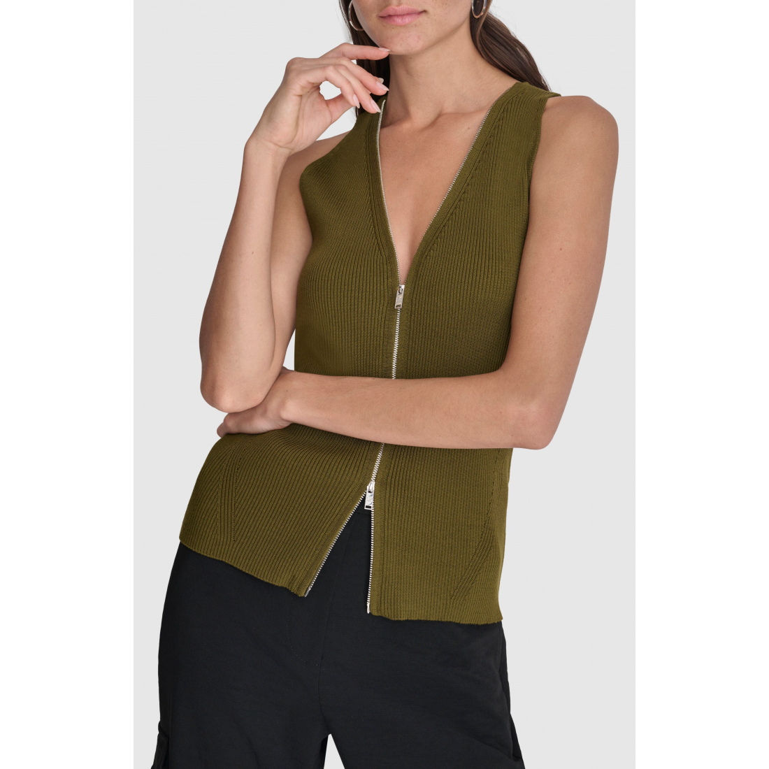 Gilet 'Front Zip' pour Femmes
