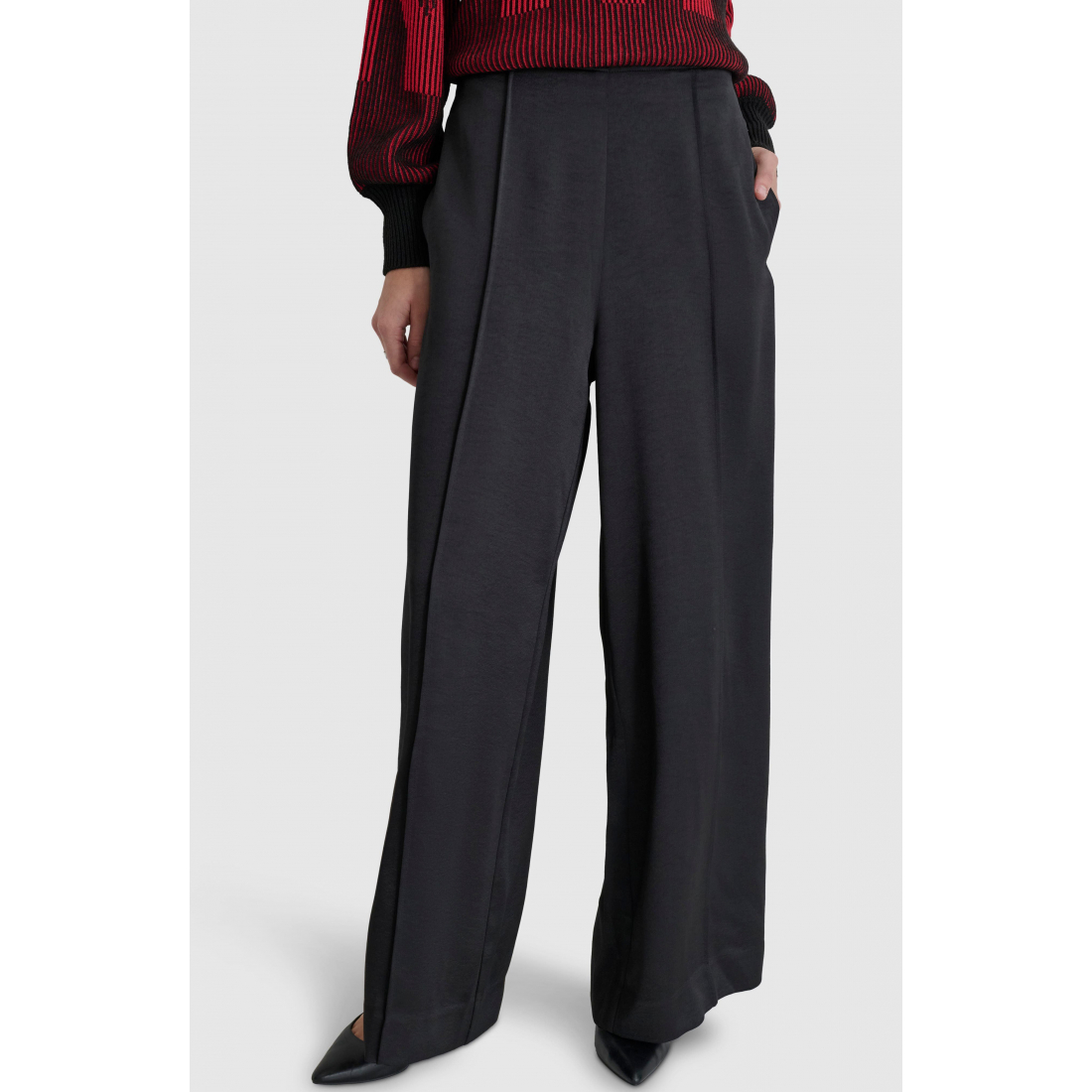 Pantalon 'Pintuck Wide Leg' pour Femmes