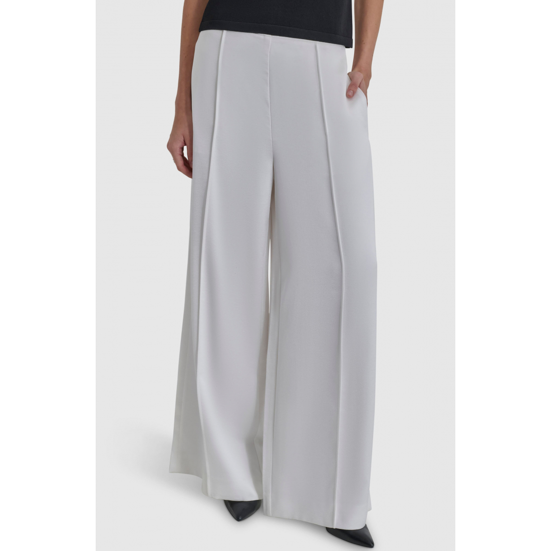 Pantalon 'Pintuck Wide Leg' pour Femmes