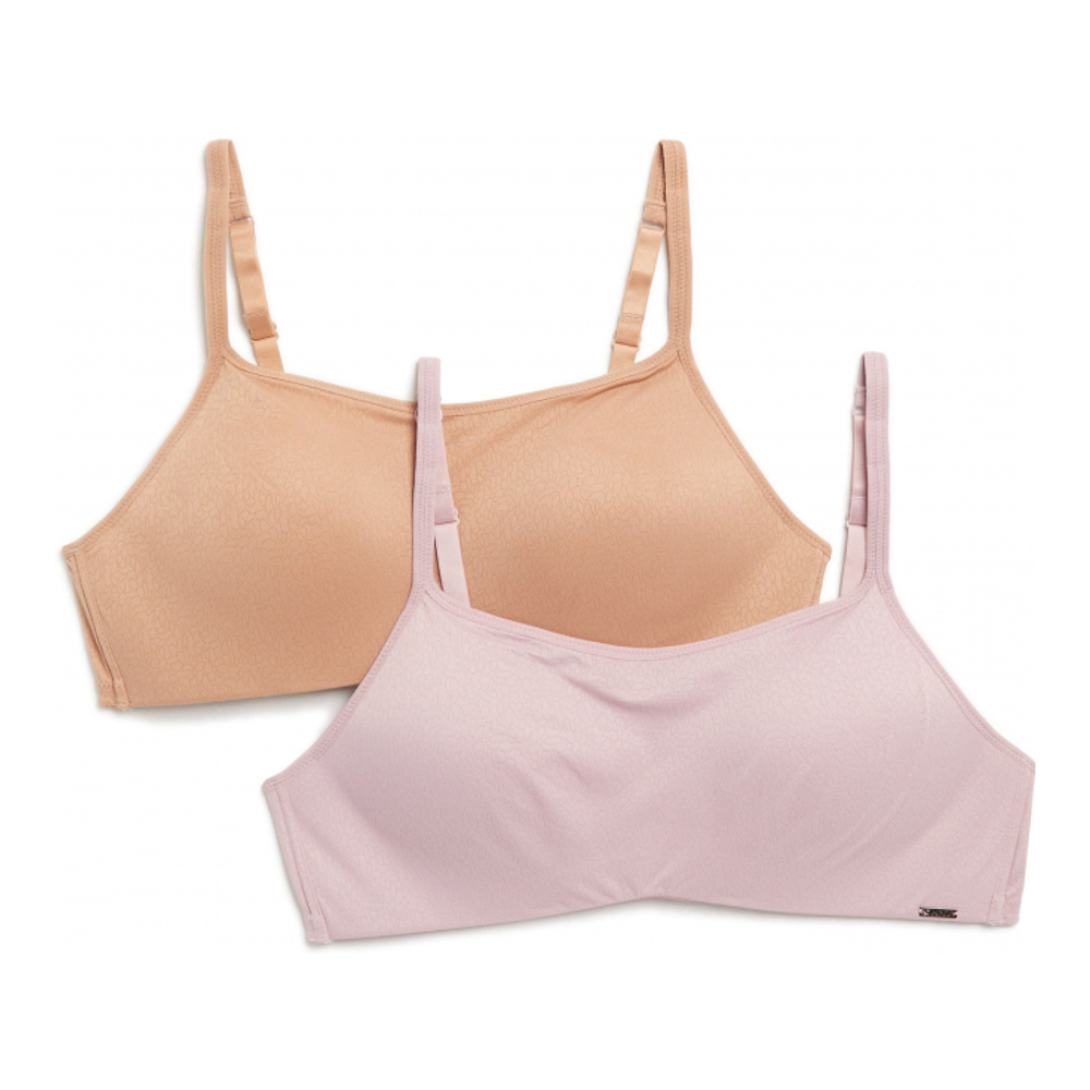 Women's 'Micro Logo Band T-Shirt' T-Shirt Bra - 2 Pieces