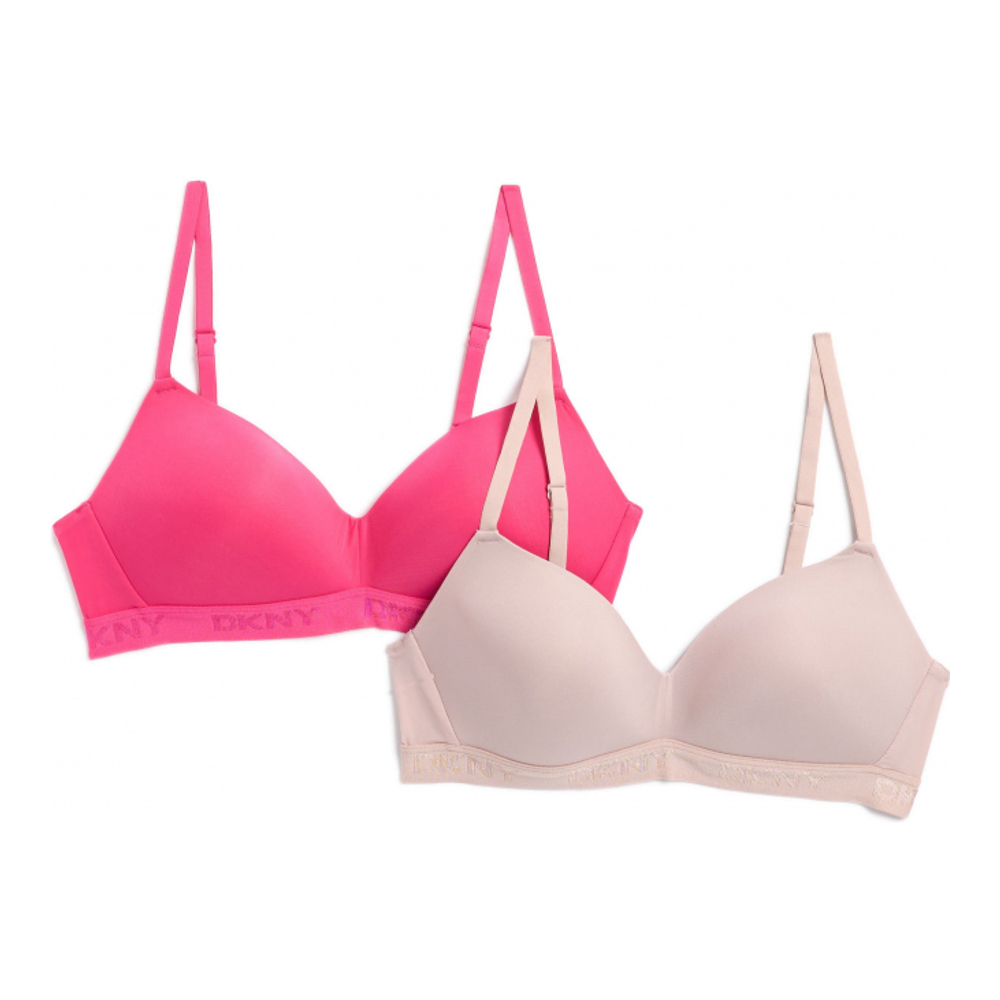 Women's 'Logo T-Shirt' T-Shirt Bra - 2 Pieces