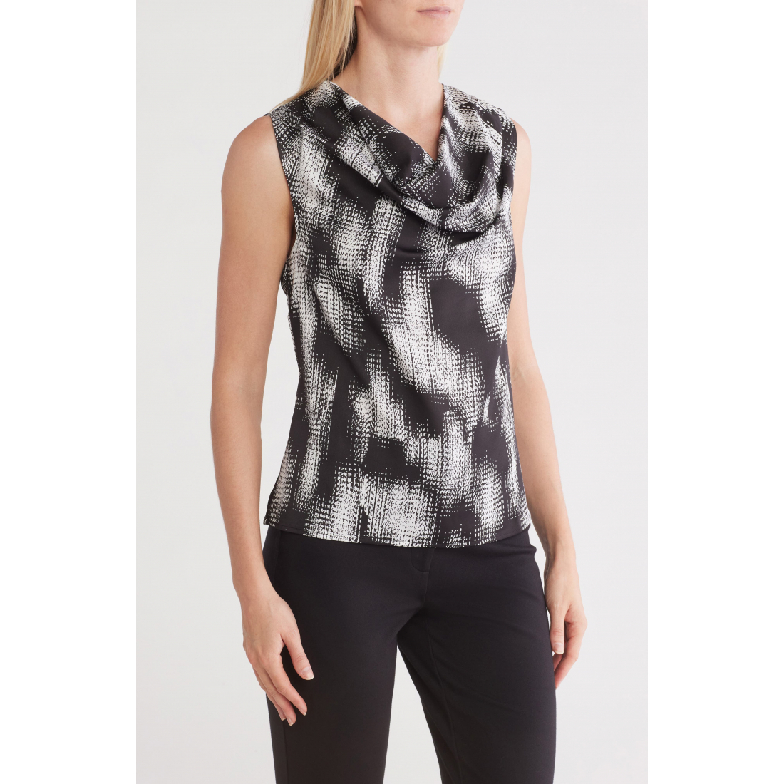 Women's 'Cowl Neck' Sleeveless Blouse