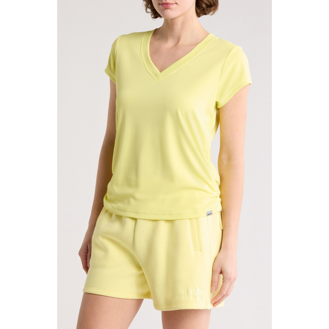 Women's 'Side Ruched Tech' T-Shirt