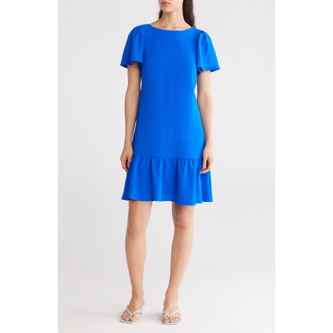 Robe droite 'Flutter Sleeve' pour Femmes