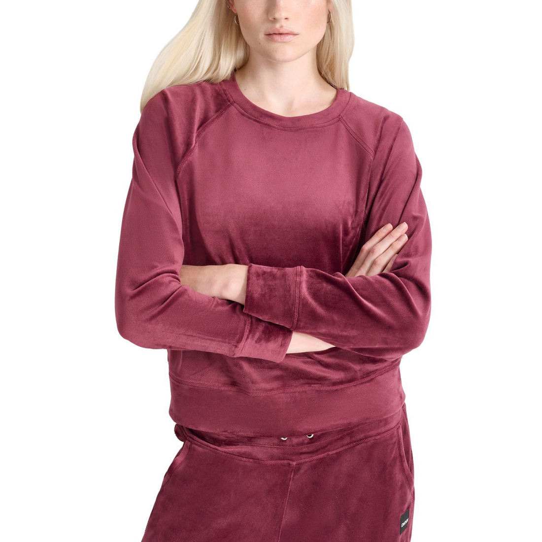 Sweatshirt 'Platinum Velour Crewneck Sweatshirt' pour Femmes