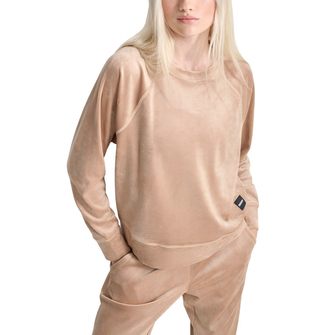 Sweatshirt 'Platinum Velour Crewneck Sweatshirt' pour Femmes