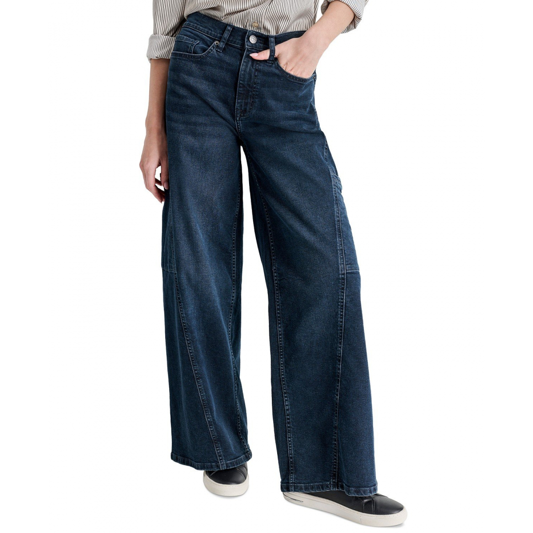 Jeans 'High-Rise Wide-Leg Cargo' pour Femmes