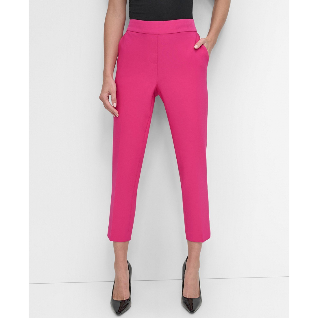 Pantalon 'Elastic-Back Pull-On Ankle' pour Femmes