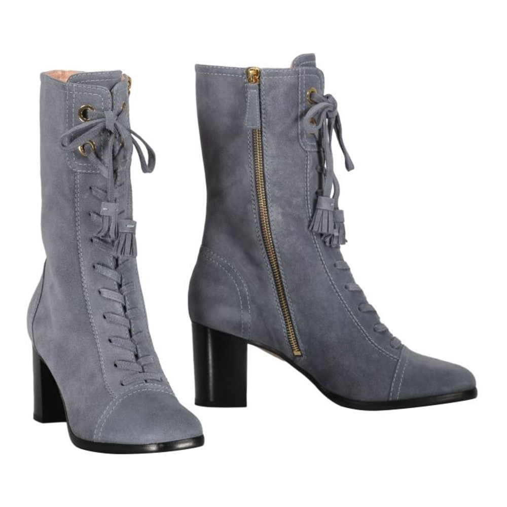 Bottes à talons hauts 'Suede Knee High' pour Femmes