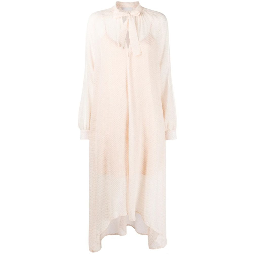 Robe Midi 'Graphic-Print Long-Sleeve Midis' pour Femmes