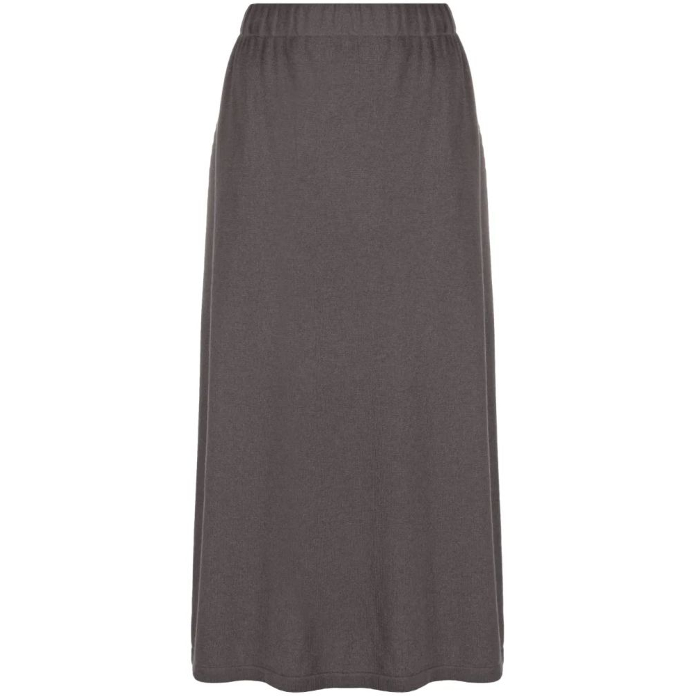 Jupe Midi 'Ribbed-Knit' pour Femmes