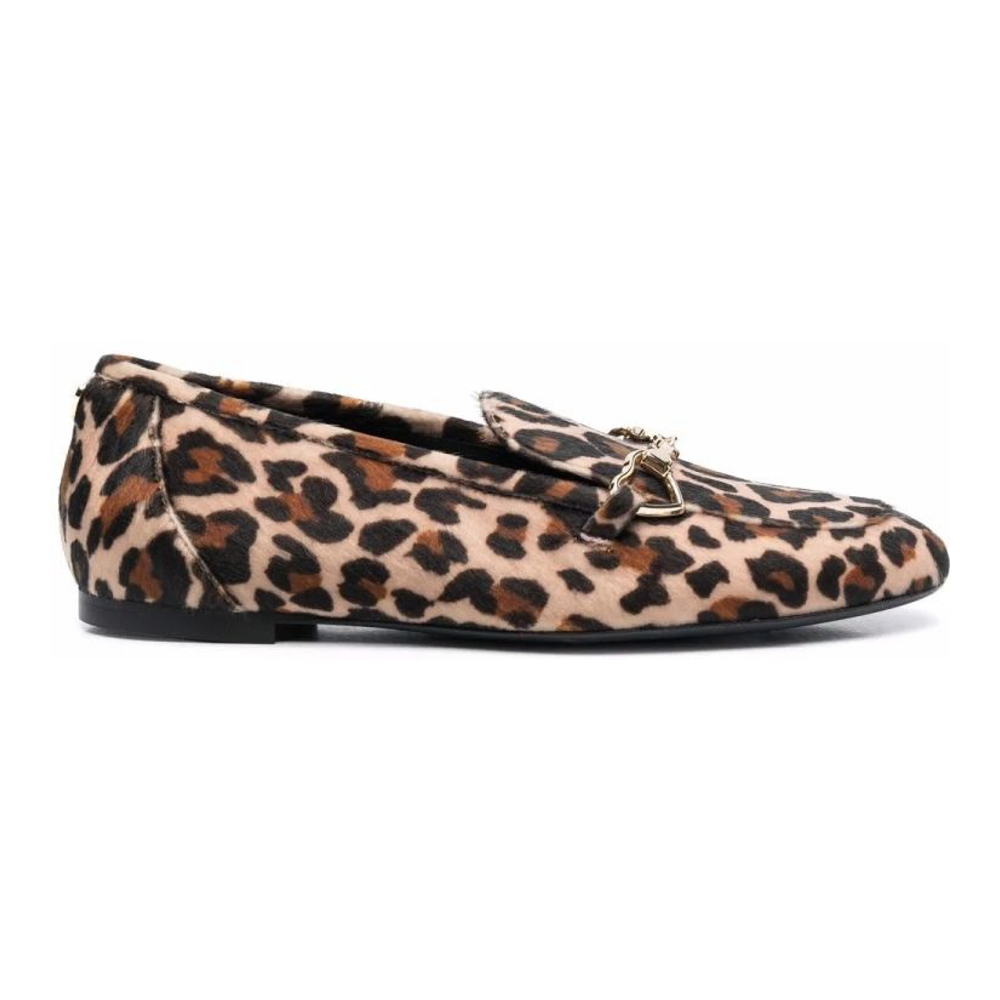 Women's 'Leopard-Print Slip-On' Loafers