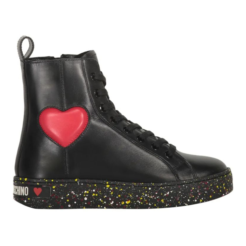 Women's 'Heart-Detail High-Top' Sneakers