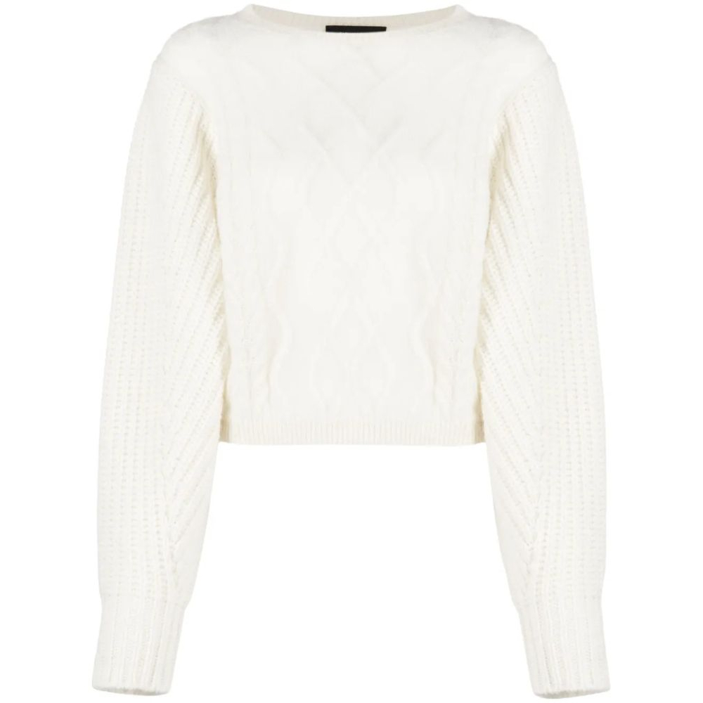 Pull 'Cable-Knit-Blend' pour Femmes