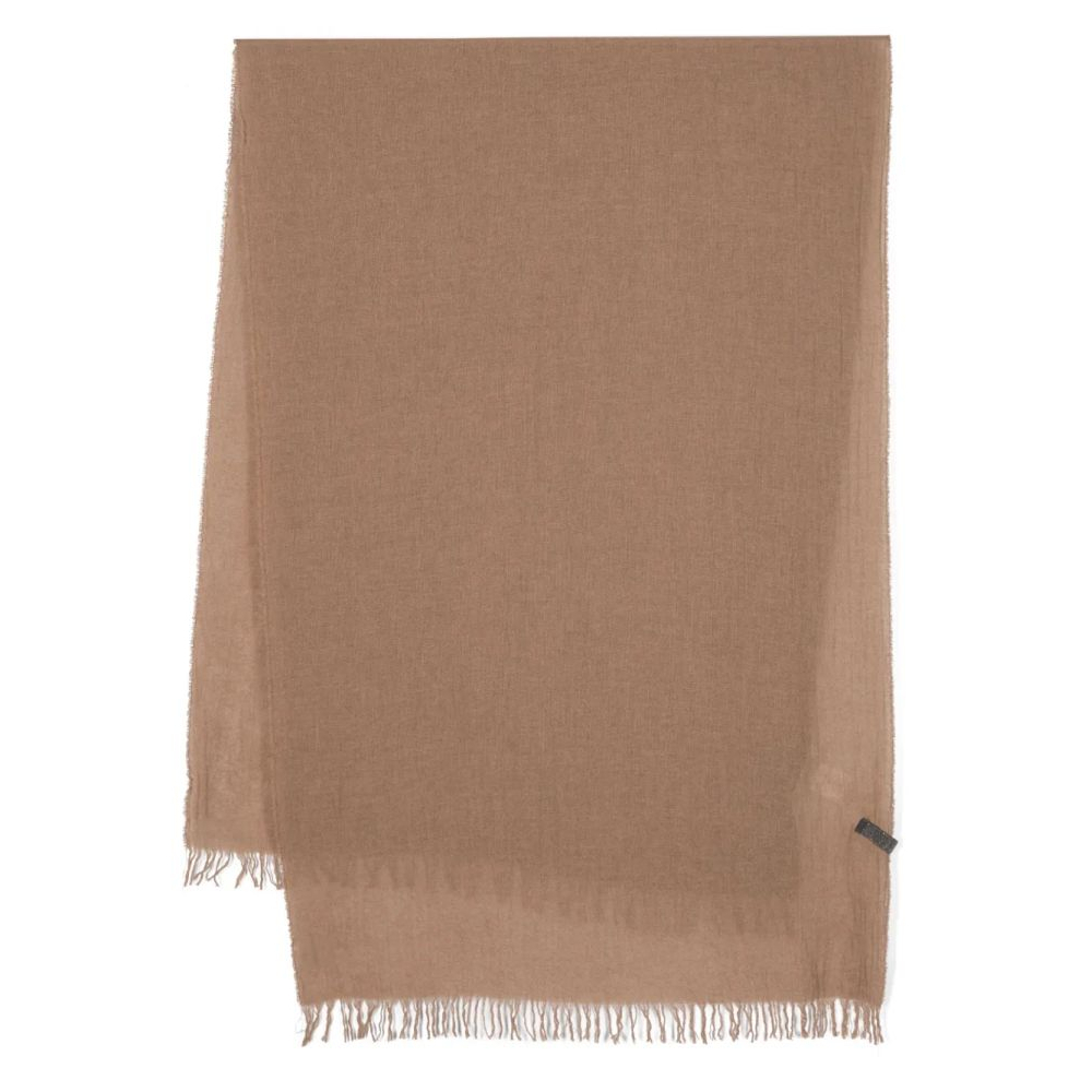 Écharpe en laine 'Frayed-Edges' pour Femmes