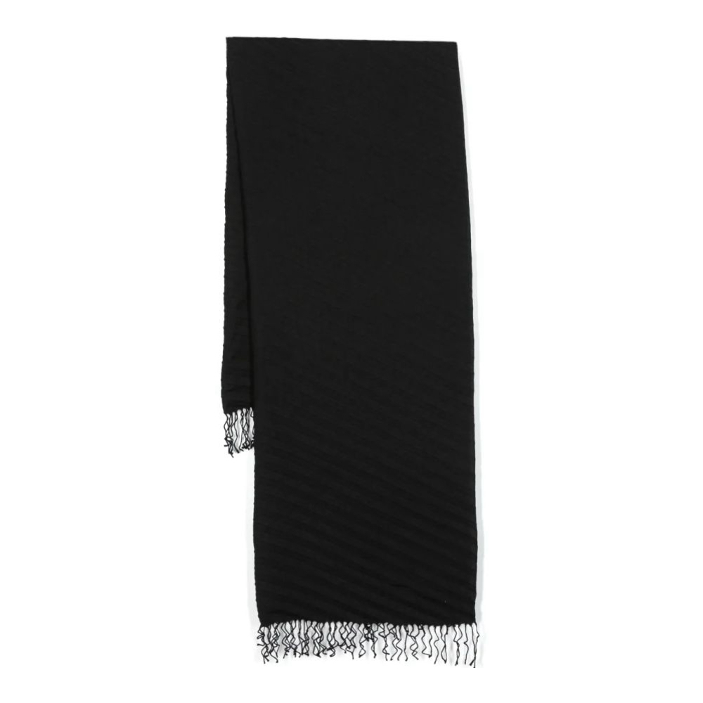 Foulard 'Frayed-Edge Pleated' pour Femmes