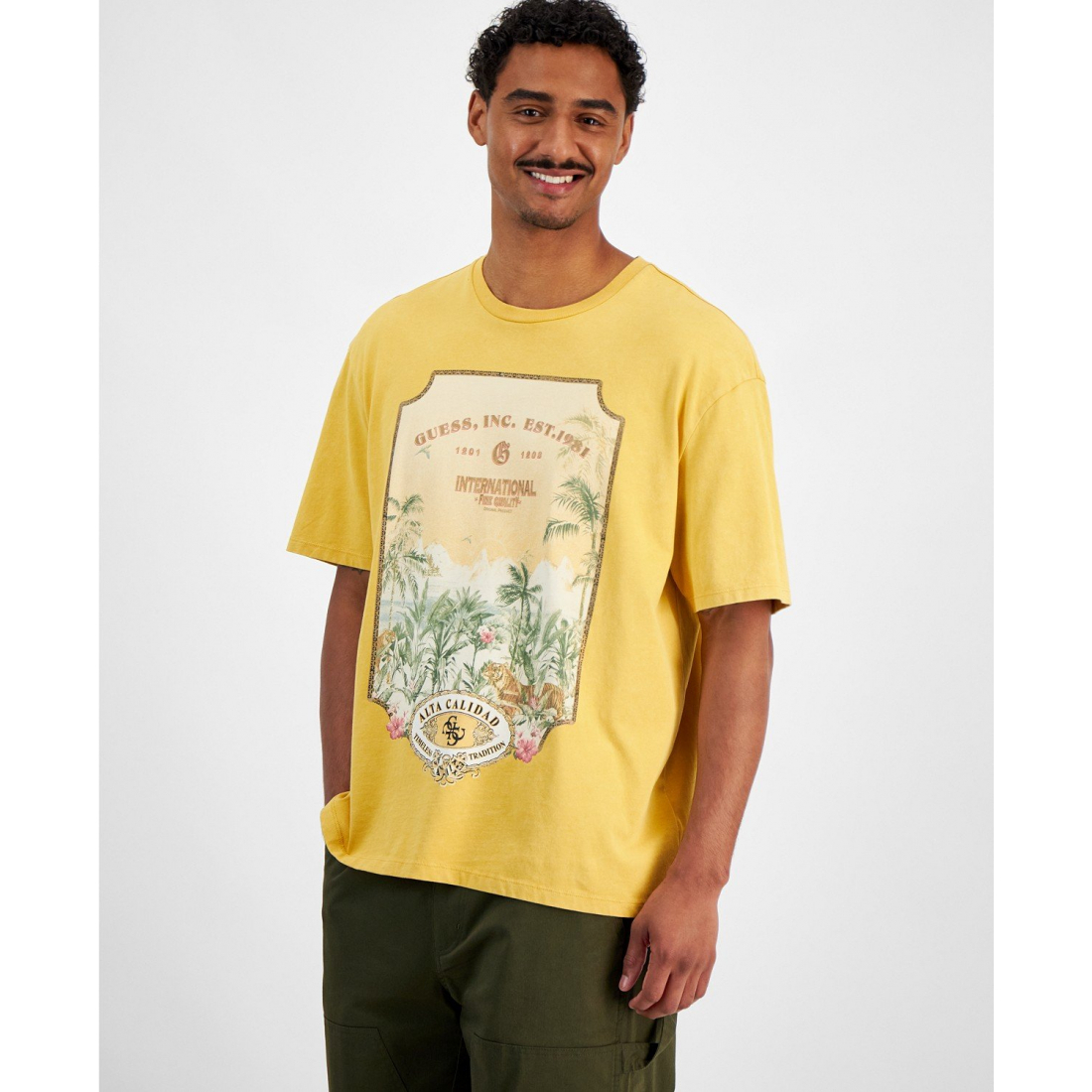 T-shirt 'Paraiso Postcard' pour Hommes